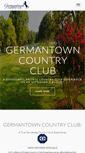 Mobile Screenshot of germantowncountryclub.com